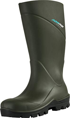 Nora Megamax II, Stivali di Sicurezza in Gomma Unisex-Adulto, Verde (Grün 046), 44 EU