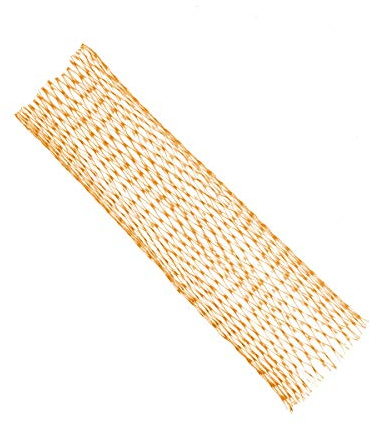HaGa® Obstnetz Masche 8mm Gemüsenetz Aufbewahrung Schutznetz orange (Meterware) - extrem belastbar - witterungsbeständig - dehnbar - temperaturbeständig