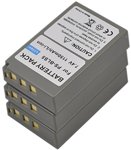 3x E-PL9 Battery for Olympus EPL9 Digital Camera BLS-50 BLS-5