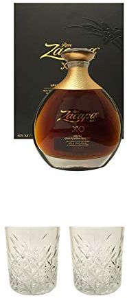 Zacapa Centenario X.O. Solera 25 Jahre Gran Reserva Especial Rum + Rum Glas 1 Stück + Rum Glas 1 Stück