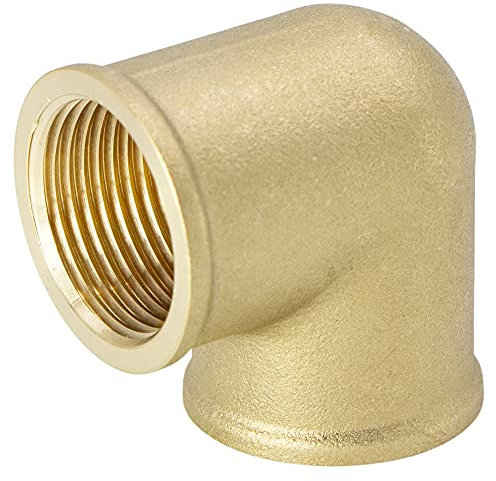 VARIOSAN Winkel 90° 15228, 1 1/4 IG/IG, Messing, Trinkwasser geeignet