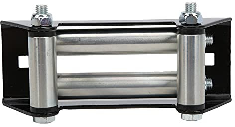 KIMISS Winden-Führungsleitung, Auto-Side-by-Side-Seilwinden-Rollen-Führungsleitung 152 Mm / 6 Zoll Eisen Verzinkt Wartungsersatz Universal
