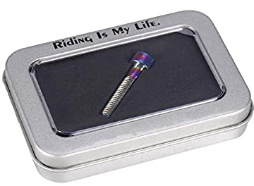 AUTO 1 pc tige de casque de vélo en titane M6 boulon fileté 30/35/40/50 boulon long accessoires de vélo boulons, boulons de casque de vélo de montagne pour la plupartvis m6 jeu de direction vis m6 je