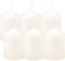 HS Candle Wachskerzen Stumpenkerzen Elfenbein Ø4cm x 6cm (6 Stück) Teelicht Durchmesser, in vielen Farben - Hergestellt in EU - Kerzen Blockkerzen - Wachs