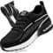 Zapatillas de Seguridad para Hombre 46 EU Ligeros Antideslizante Zapatillas de Trabajo con Punta de Acero Apto para Almacén de Cocina Jardinería Negro Gris