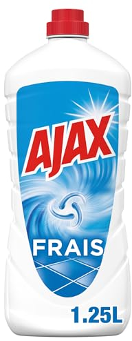 AJAX - Nettoyant Ménager Sol & Surfaces Parfum Frais -Efficace - Lot de 3 X 1,25 L