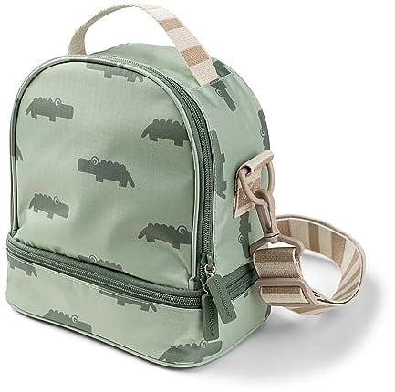 Done by Deer Isolierte Kinder-Lunchtasche Croco Grün