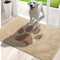 Oiilores Dirt Trapper Door Mat Indoor 85 x 150 cm, Non-Slip Washable Rug, Low-Profile Inside Doormats for Entryway, Super Absorbent Dog Mats for Muddy Paws, Beige