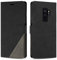 SONWO Coque pour Samsung Galaxy S9 Plus, Protection Housse Etui en Cuir PU Portefeuille avec Emplacements Cartes et Fonction Support pour Samsung S9 Plus, Noir
