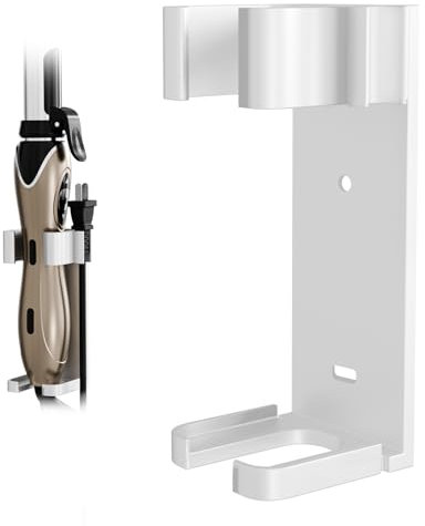 Supporto per Dyson Airwrap, Supporto da Parete Senza Perforazioni per Ferri da Stiro, Compatibile con Dyson Airwrap, per Vari Barili di Ferri Arricciacapelli, Ferri da Stiro, Spazzole Liscianti