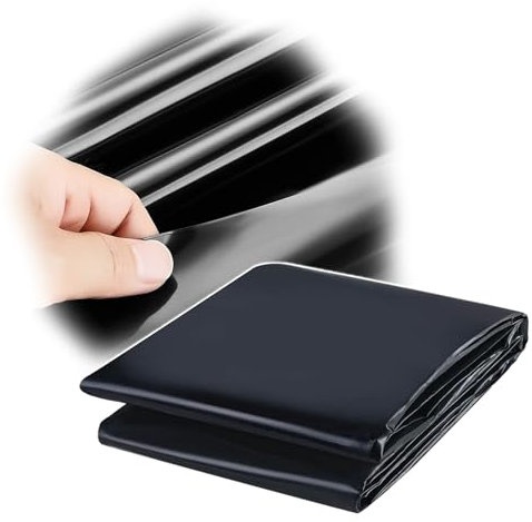 SYEUAMR Bâche D'étang Étanche Liner De Bassin pour Les Poissons Revêtement De Bassin Jardin 4×6.0m 4×10.0m 15×15.0m Doublure D'étang Flexible pour Bassin À Koï, Piscine(2x7.0M-6.6x23FT)