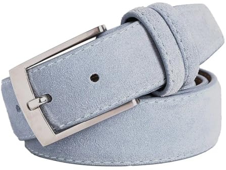 Wvapzxx Herren-Gürtel aus Wildleder für Jeans