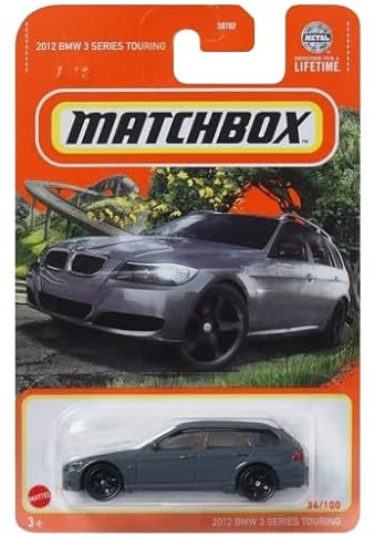 Matchbox Maßstab 1:64 Druckguss 2012 BMW 3er Touring Grau