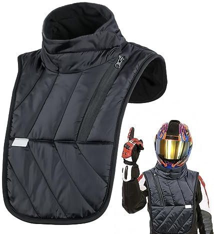 GjnjfdF Chauffe-cou et poitrine | Cache-cou noir coupe-vent, équipement d'hiver chaud pour les activités de plein air en hiver, protège-nuque thermique chauffant, cache-cou pour homme, écharpe de