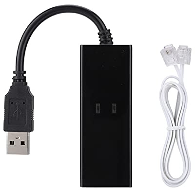 GRCFUMO 1 PC -Datenmodem, Fax über Faxlinie CIM, USB 56K Externe Dial -up -Sprachfaxdatenmodem für 7 8 10