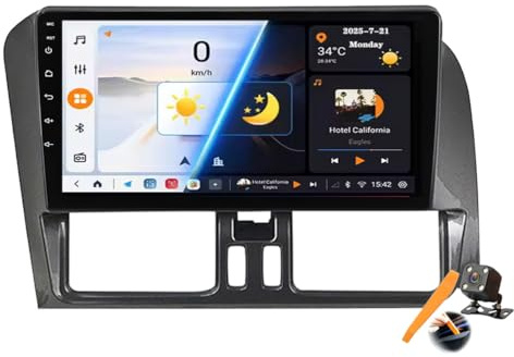 M6 pro2,YLOXFW Android 15.0 Navi 2 DIN Stereo Ersatz für Vol-vo xc60 2014-2017 Autoradio Sat GPS Navigation 9 Zoll Cartablet DVD Multimedia Player FM BT Receiver mit Android Auto Carplay