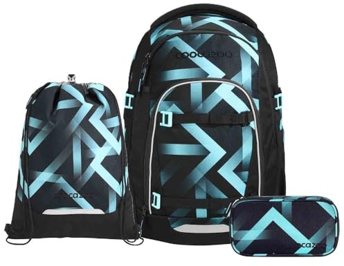 Coocazoo Mate Schulrucksack Set 3tlg. inkl Sportbeutel (Laser Lights)