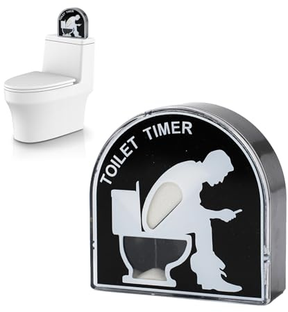 svpfuo Minuteur 5 Minutes pour Toilette, Peut Être Offert comme Cadeau | 5 Minutes Toilette Sablier, Sablier Créatif, Permettant à Chacun de Recevoir de La Joie, Ayant Un Grand Intérêt
