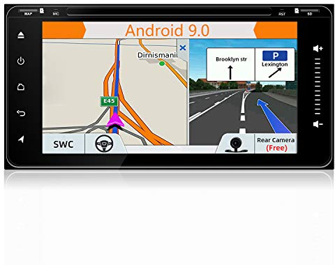 JOYX Android 9.0 Autoradio Passt für Toyota Corolla/Vitz/Echo/Vios/Camry/Hilux/Prado | GPS 2 Din | Rückfahrkamera KOSTENLOS | 2G+32G | MIT Lenkradsteuerung 4G WiFi DAB Bluetooth Carplay | 6.95 Zoll