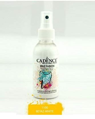 Cadence Pintura al Agua Textil en Spray Blanca Ref. 1100