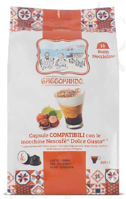 Dolce Gusto 48 Capsules Noisettes Chattopardo