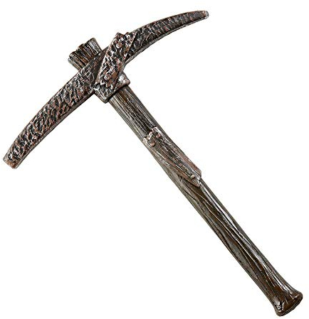 WIDMANN 48677 Piccone Giocattolo Pickaxe Toy, Multi-Coloured, Taglia unica