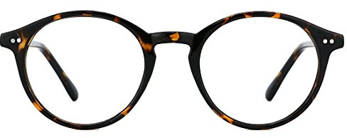 TIJN Blue Light Blocking Glasses Men Women,Vintage Round Frame Eyeglasses