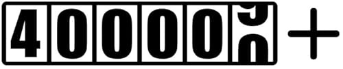 Decus 400000 Kilometer TACHO L 1172 (schwarz) // Sticker JDM Style Aufkleber