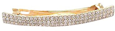 chiwanji Damen Strass Haarspange Office Daily Clip Pin Zubehör, Gold