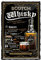 Scotch Whisky Metallschild - Nostalgie Retro Deko Blechschild Vintage Style - Dekoration Hausbar Pub Whiskybar - Whiskey Geschenke für Männer - Beilage für Whisky Set - Schottland Deko - 20x30cm