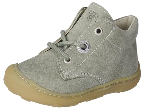 RICOSTA Mädchen und Jungen Stiefel Cory, Kinder Lauflernschuhe, Weite: Mittel, lose Einlage, terracare, schnürstiefel, eukalyptus (530), 24 EU