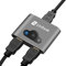 LinSeek Commutateur HDMI 8K 2 en 1 sortie, commutateur HDMI bidirectionnel prend en charge 4K @ 120 Hz, 8K @ 30 Hz, commutateur HDMI en aluminium pour PS5/4, Xbox, Roku, Apple TV, Fire Stick – Gris
