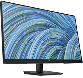 HP 27h Full HD Monitor - Diagonal - IPS Panel & 75Hz Refresh Rate - Smooth Screen - 3-Sided Micro-Edge Bezel - 100mm Height/Tilt Adjust - Built-in Dual Speakers - for Hybrid Workers