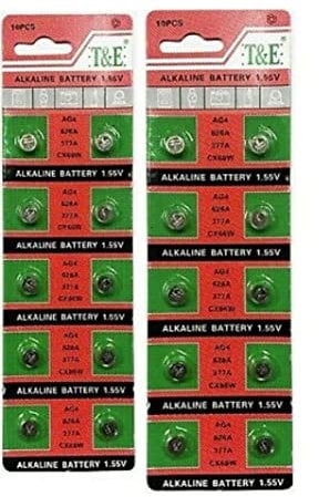 VAPOURON 10X AG4 Watch Coin Battery AG4 377A 377 LR626 SR626SW LR66 Button Cell Batteries Toys Remote Camera 1.55v ALKALINE BUTTON BATTERY
