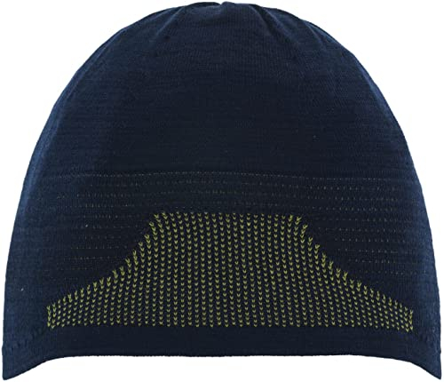 Eisbär Strive Beanie T1 Größe one size deep blue-limette-deep blue