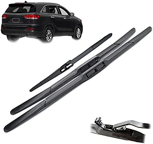 Scheibenwischer Teile Scheibenwischer vorne und hinten Scheibenwischerblätter Set für Kia für Sorento MK3 2015 2016 2017 2018 2019 2020 2021 Windschutzscheibenfenster 26 + 16 + 11 