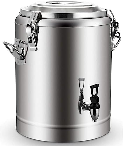 ANSNOW Dispensador de Bebidas con Aislamiento de Acero Inoxidable, Termo con Grifo, Aislamiento Frío Y Caliente de 20 Horas, para Té, Agua, Café, Bebidas Heladas/-/20L
