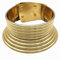 Danshinbow Punk African Choker Halskette Gold Afrika Halsband Halsketten Schmuck Verstellbar für Frauen, Kunststoff