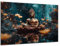 Munera Design - Bild 30x40 - Buddha Blumenmeer - Wand-Bilder Wohnzimmer