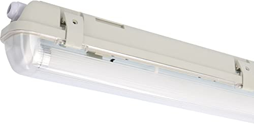Proventa Feuchtraumleuchte mit HF-Bewegungsmelder und LED-Röhre 60 cm 7,5W neutralweiß IP65