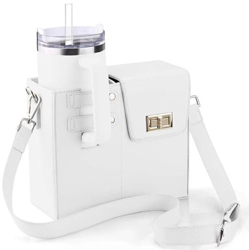 GSenhui Stanley Cup Bag Purse Water Bottle Holder with Strap Outdoor Portable Crossbody Bag for Stanley Cup