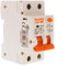 MeanWell Interruttore Magnetotermico Differenziale Tipo A 30mA 6000A, RCBO 1P+N C20 20A, Curva C 220V, 2 Poli Da 2 Moduli Barra DIN