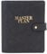 ARTEBENE MAJOIE My Planner für Notizen Notizbuch Vegan mit Leder-Optik in DIN A5 (Schwarz)