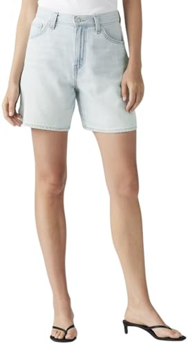 Levi's Damen Jeansshorts High Rise, Baggy Fit, Blau (Luxury Trip Short), 31