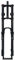 BSFHQS Luftgabel 26 27.5 29 Zoll Mountainbike Federgabel 1-1/8 Gerade Doppelschulter Downhill Gabel Federweg 180mm 9 * 100mm QR Manuelle Scheibenbremse Vorderradgabel(Black,27.5in)