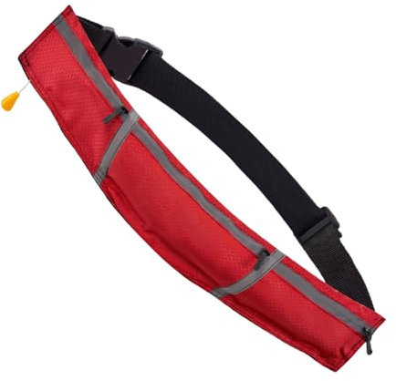 Cintura Di Nuoto Gonfiabile, 150N Cintura Di Nuoto Galleggiante Giubbotto Salvagente Gonfiabile Automatico Riflettente Per Emergenze, Sport Acquatici