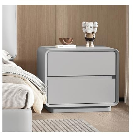 DFHS46JK Nachttisch für Doppelbett, für Zuhause, Wohnzimmer, Schlafzimmer, Arbeitszimmer, kleiner Aufbewahrungsschrank, Holzgrau, Nachttisch (XXXL)
