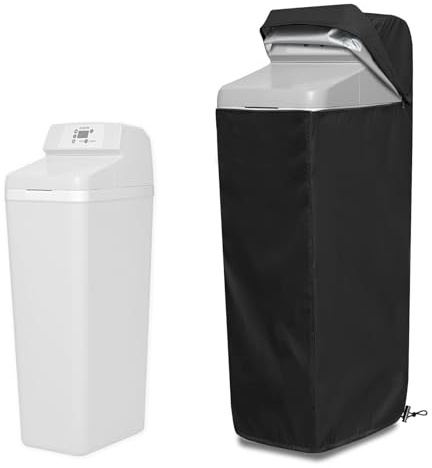Fafeicy Cubierta para Suavizante de Agua de Tela Oxford a Prueba de Sol Polvo Alta Elasticidad Fácil Instalación Uso Interior Exterior