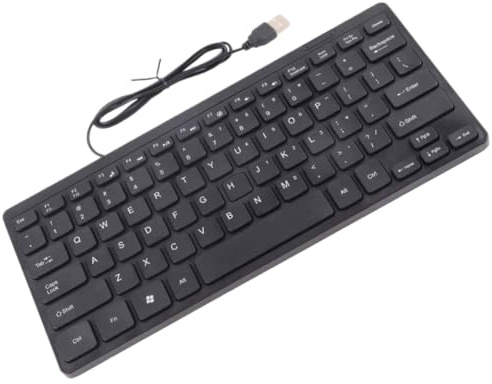 YAJBHnzpt Keyboard USB Wired Waterproof Multimedia Keypad Portable Laptop Accessory K1000