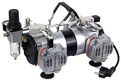 Airbrush SprayGun Hobby 4-piston Kompressor Fengda AS-48